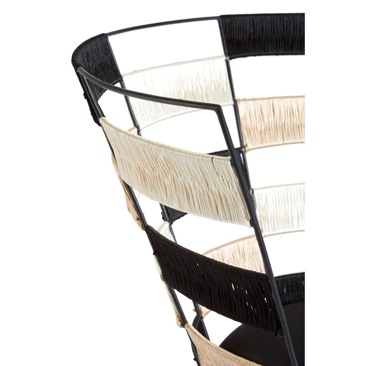 Fusion Beige / Black / White Chair.