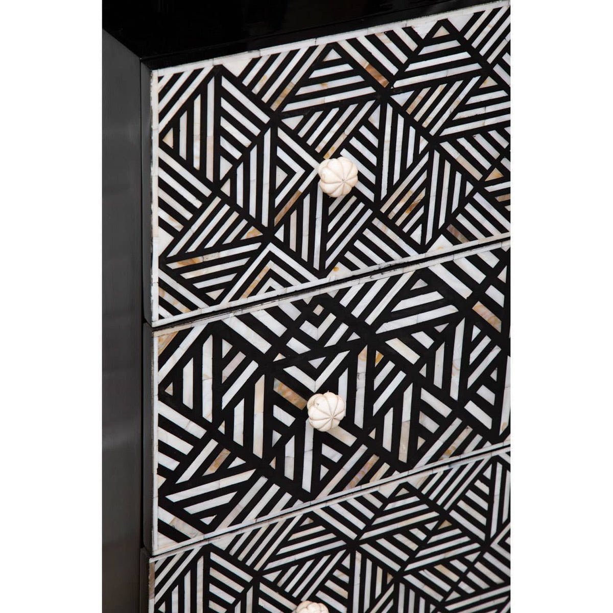 Noosa & Co. Living Fusion Bone Monochrome Chest of drawers House of Isabella UK
