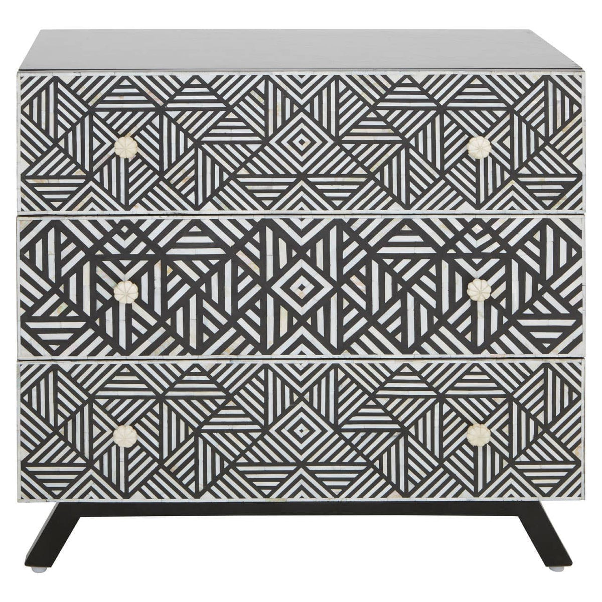 Noosa & Co. Living Fusion Bone Monochrome Chest of drawers House of Isabella UK