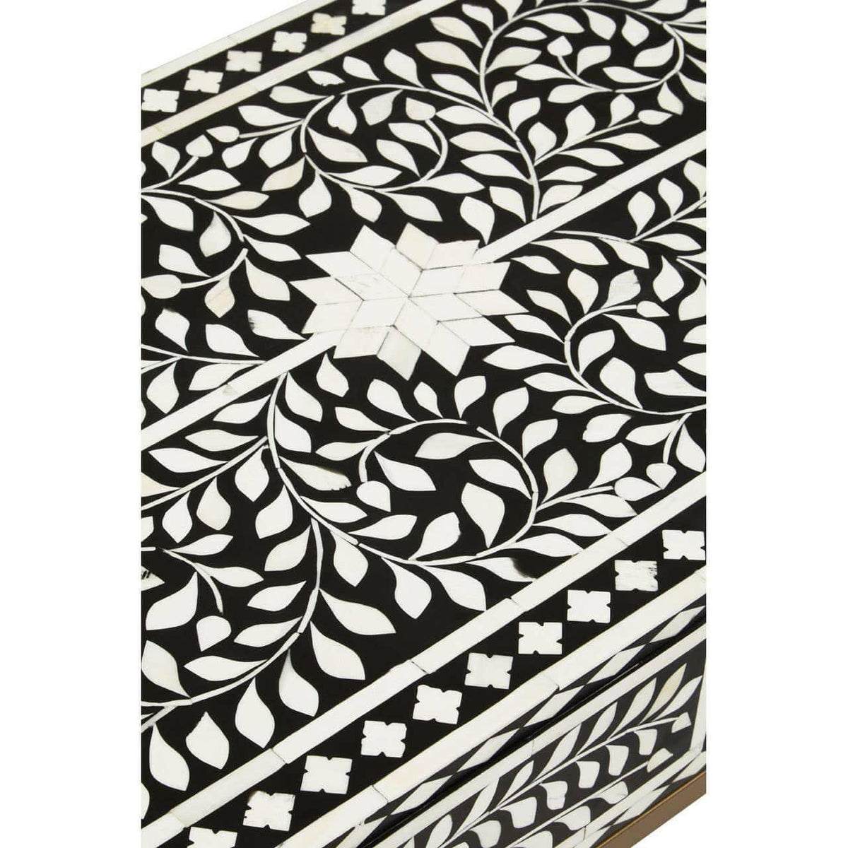 Fusion Console Table With Gold Finish Legs.