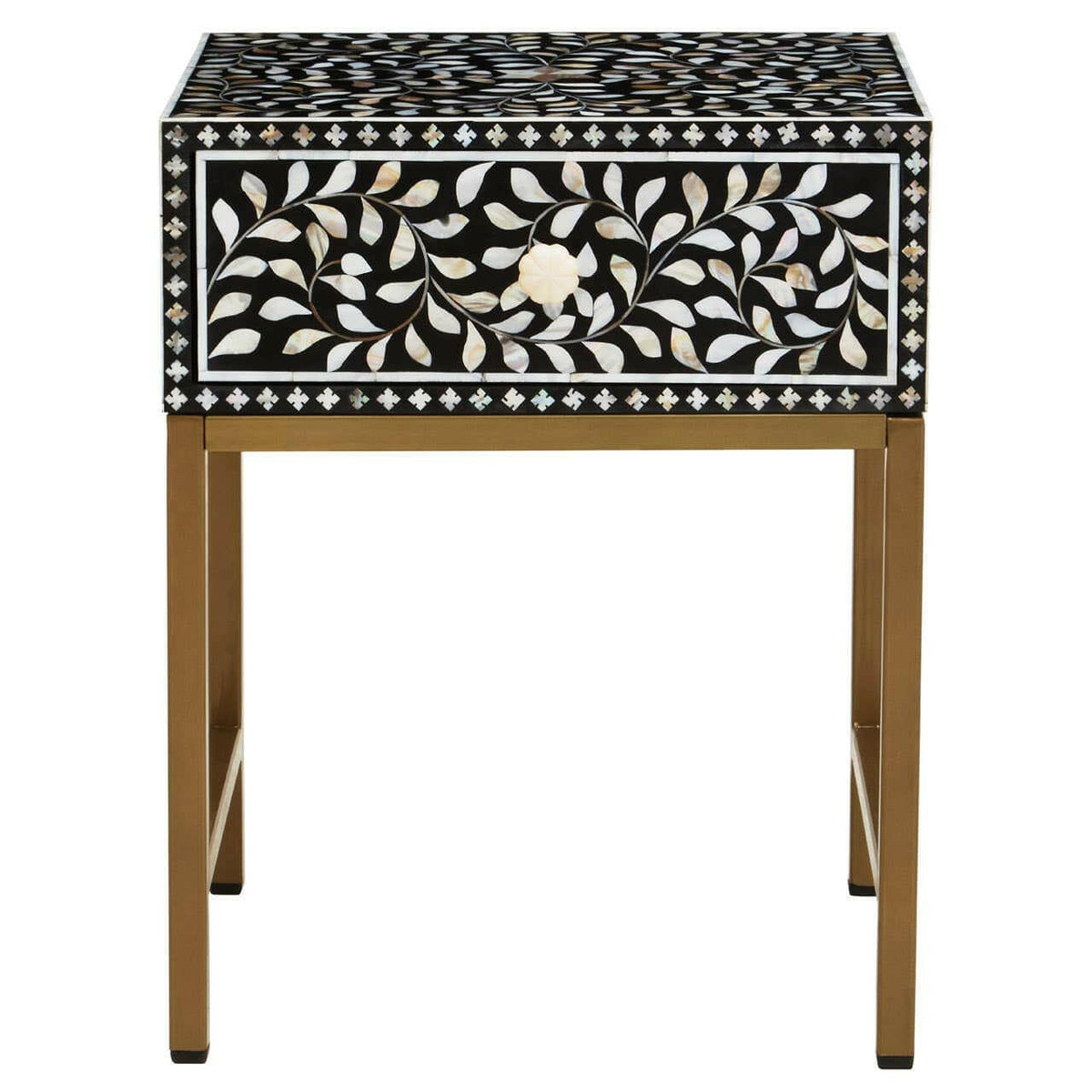 Fusion One Drawer Side Table.