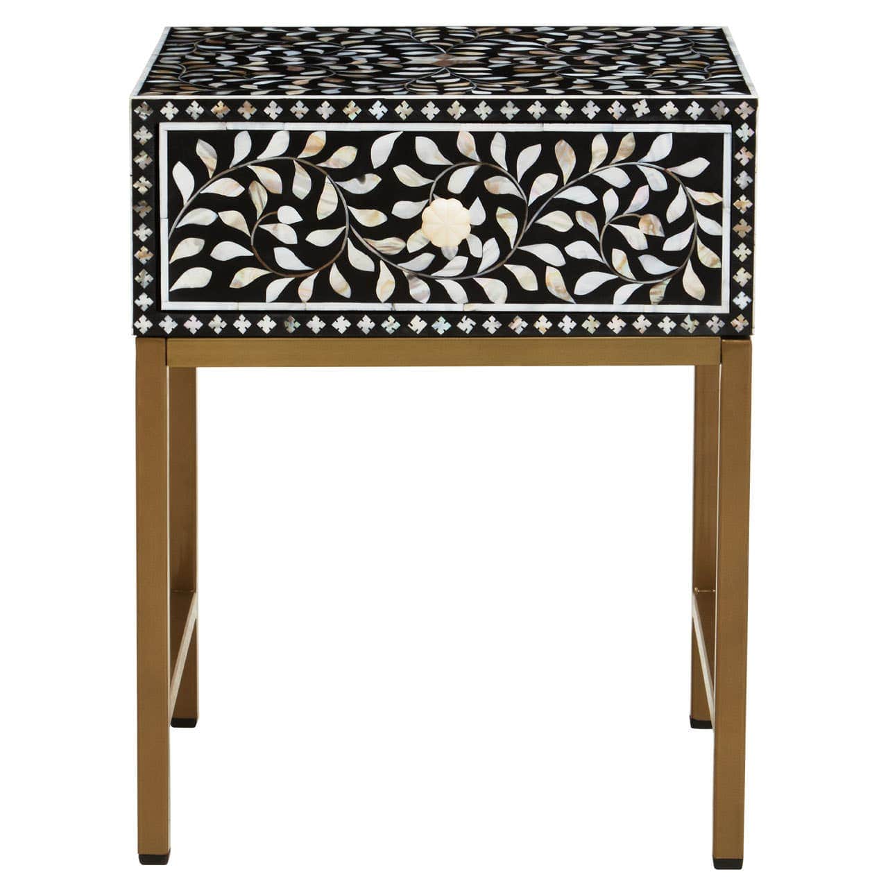 Noosa & Co. Living Fusion One Drawer Side Table House of Isabella UK