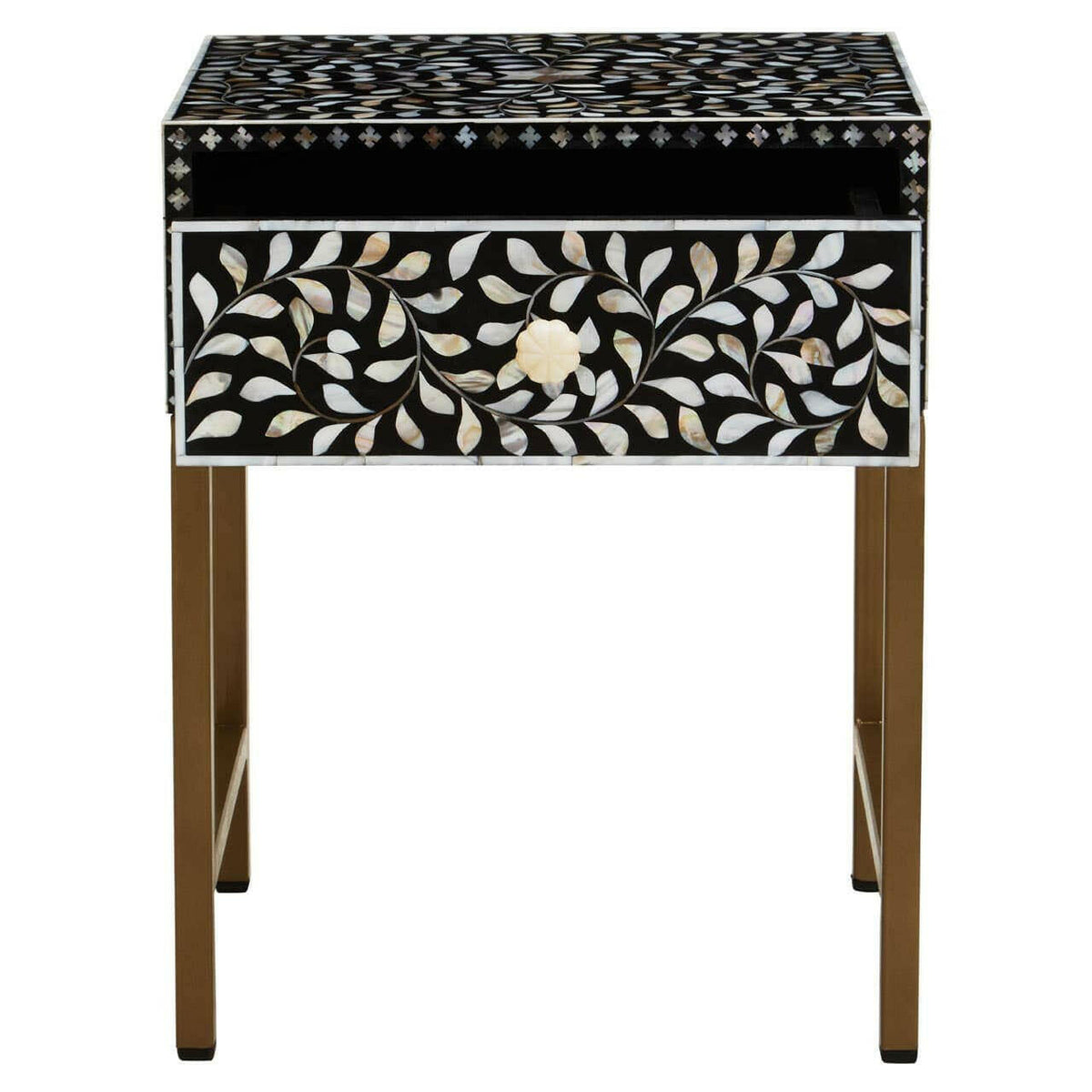 Fusion One Drawer Side Table.