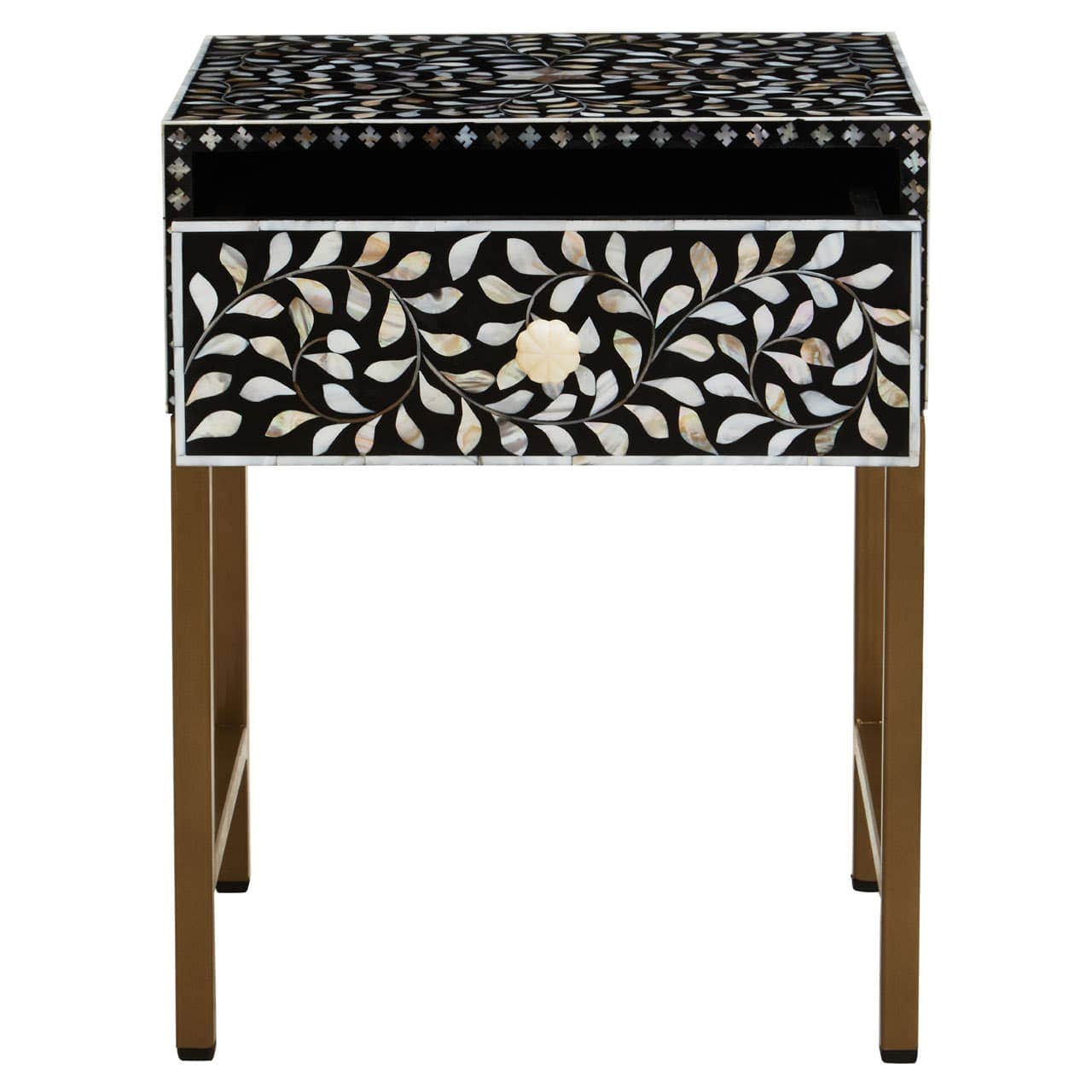 Noosa & Co. Living Fusion One Drawer Side Table House of Isabella UK