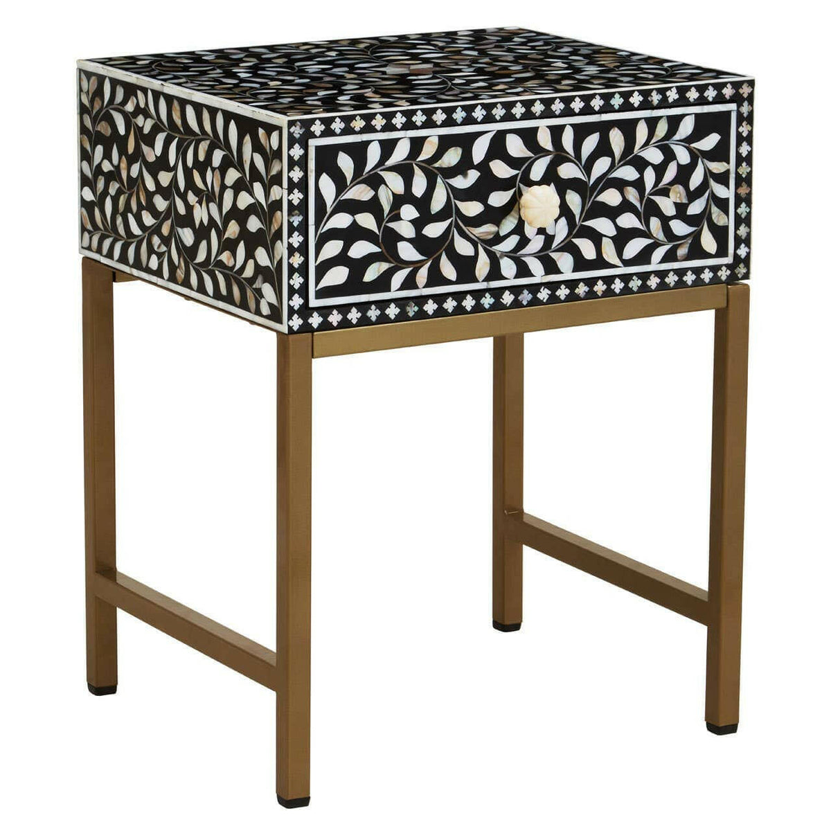Fusion One Drawer Side Table.