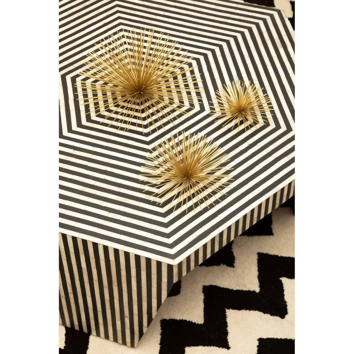 Noosa & Co. Living Fusion Striped Coffee Table House of Isabella UK