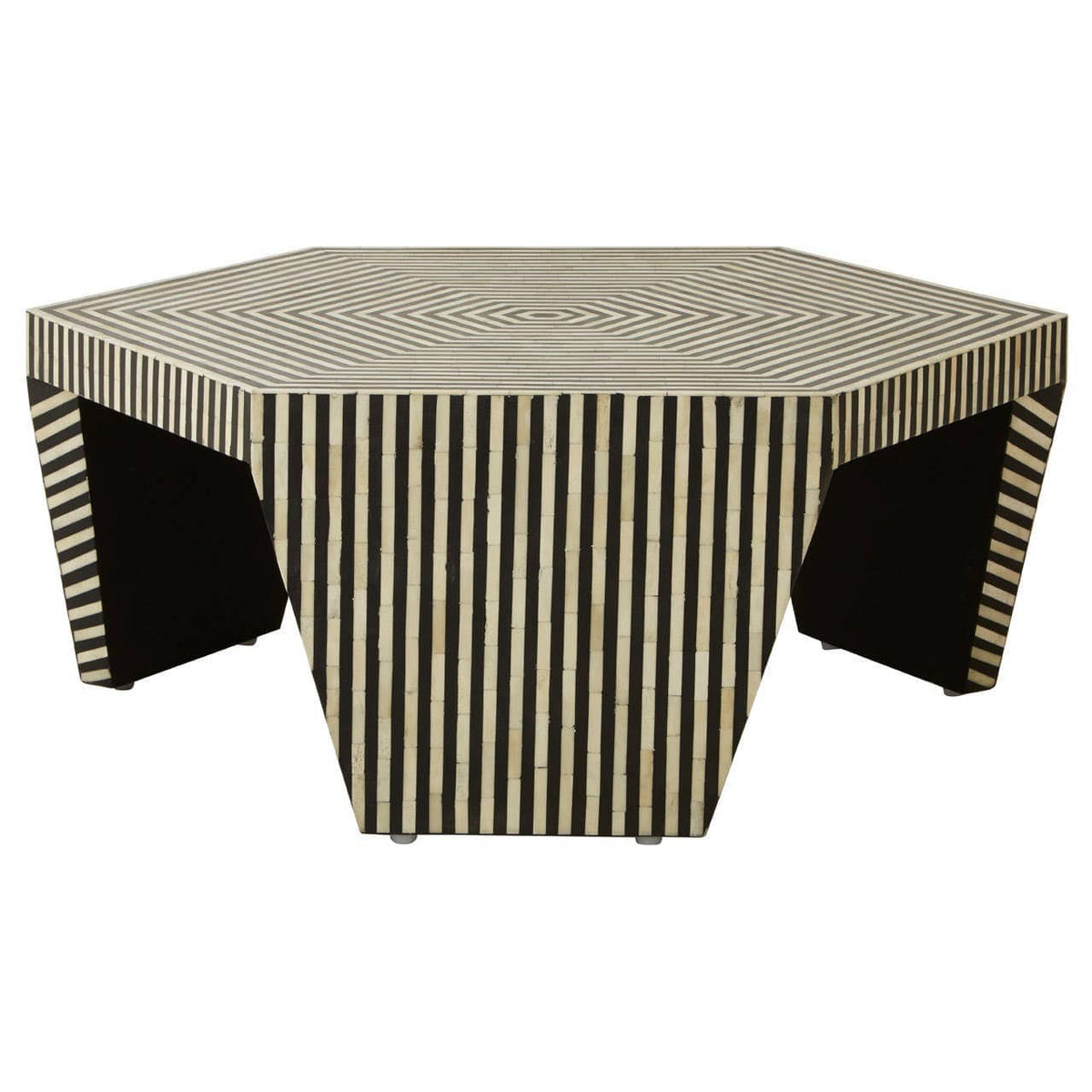 Noosa & Co. Living Fusion Striped Coffee Table House of Isabella UK