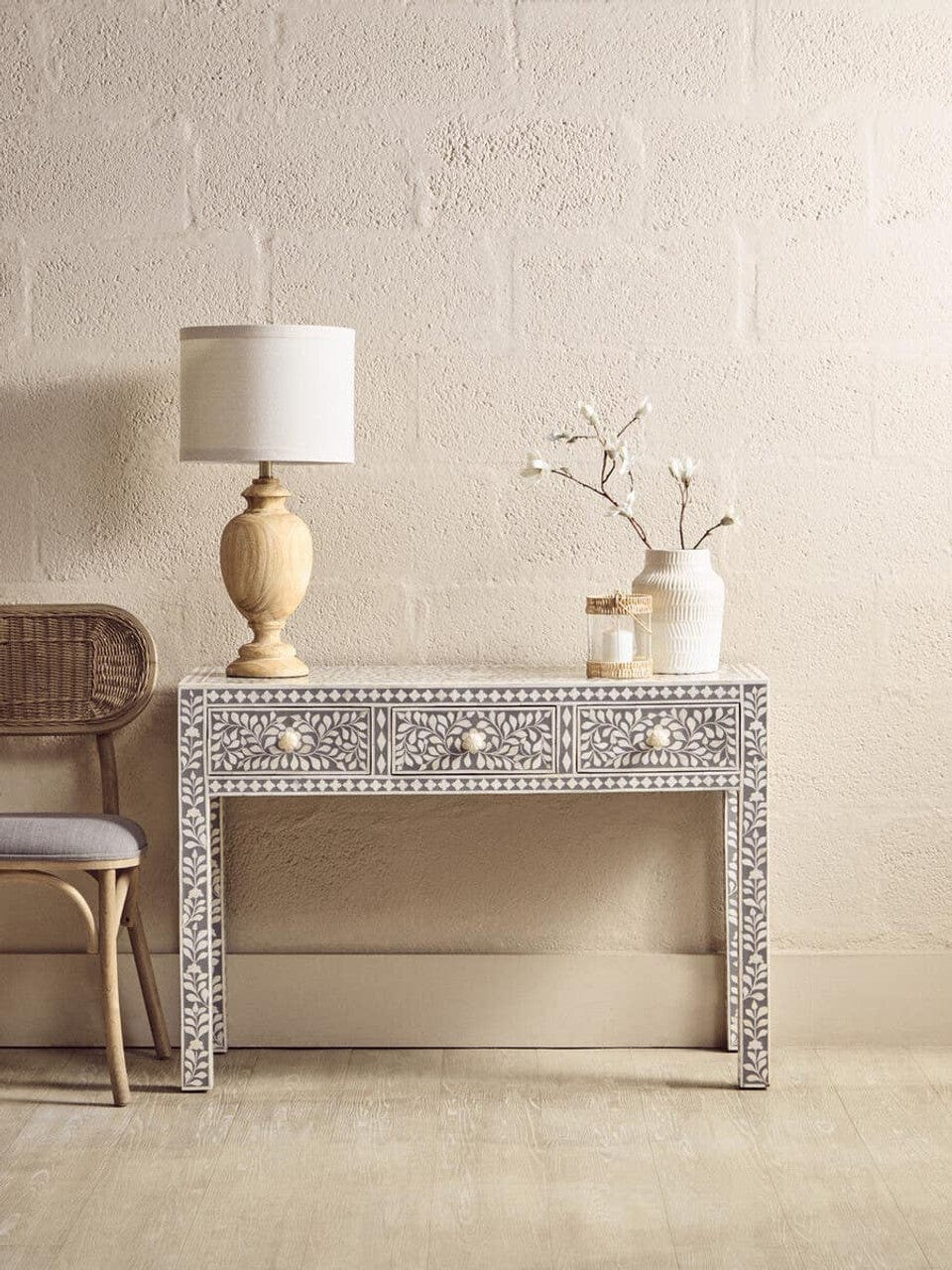 Noosa & Co. Living Fusion Three Drawer Desk House of Isabella UK