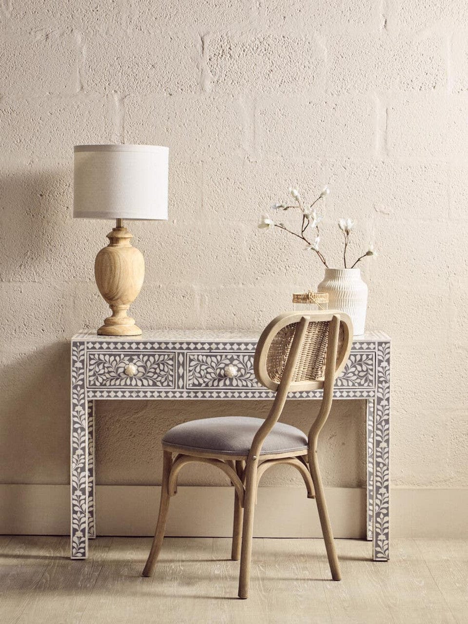 Noosa & Co. Living Fusion Three Drawer Desk House of Isabella UK