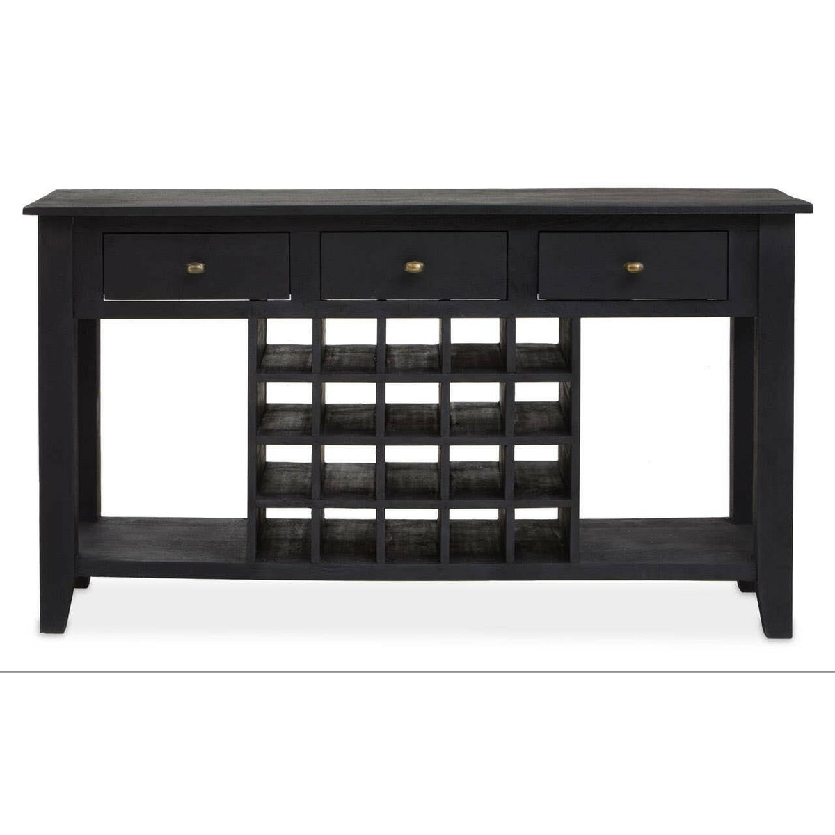 Fusion Wine Bottle Storage Console Table.
