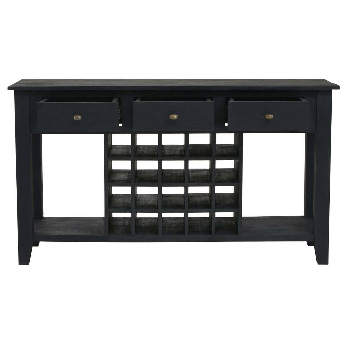 Fusion Wine Bottle Storage Console Table.