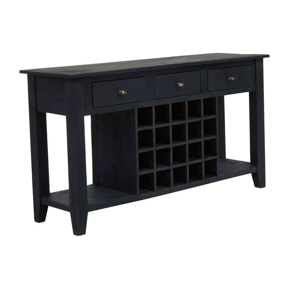 Fusion Wine Bottle Storage Console Table.