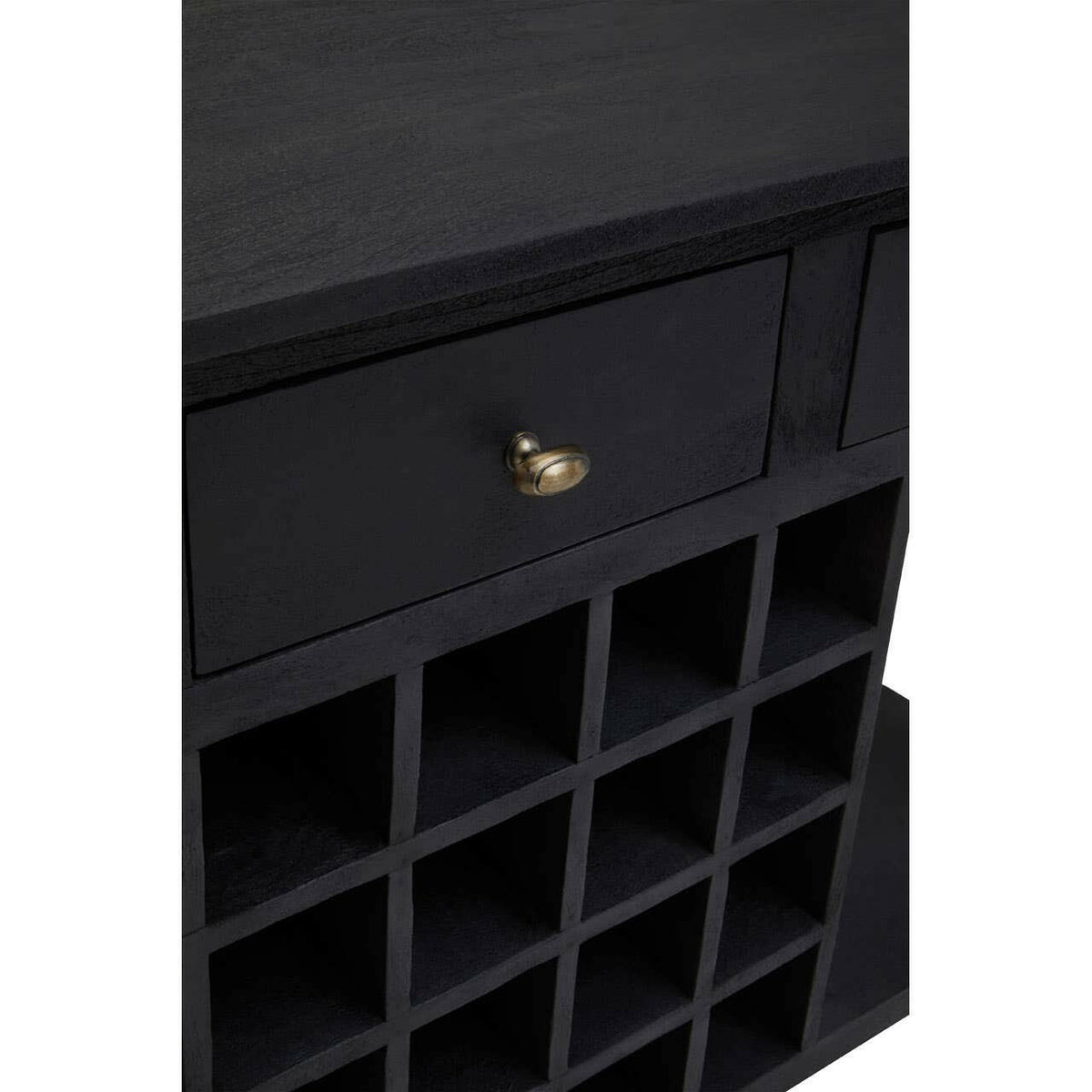 Fusion Wine Bottle Storage Console Table.