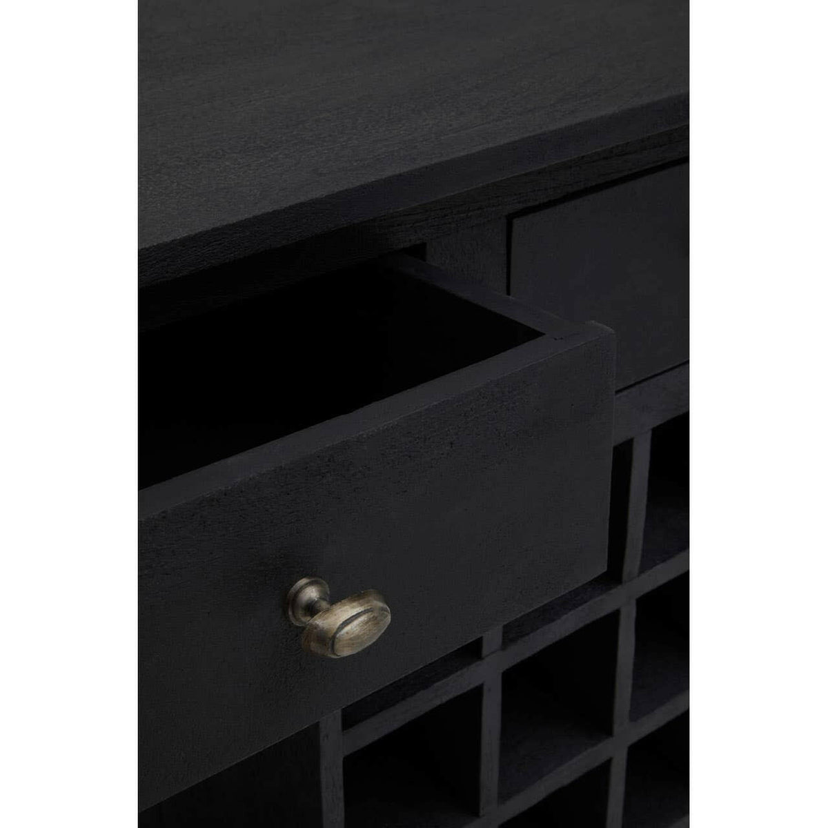 Fusion Wine Bottle Storage Console Table.
