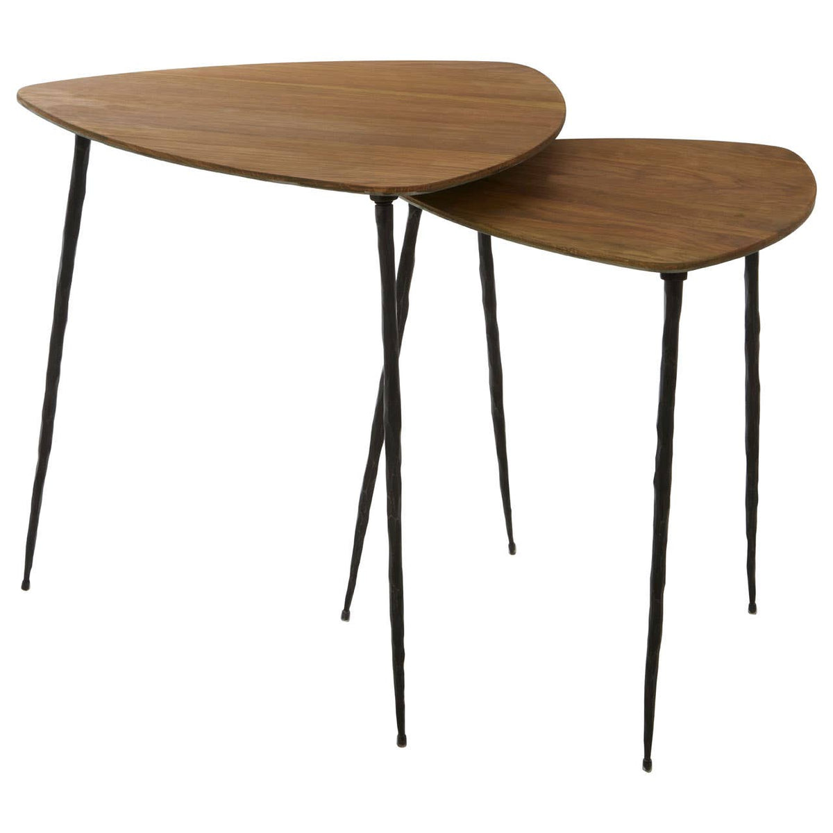 Gamelan Set Of 2 Nesting Side Tables.