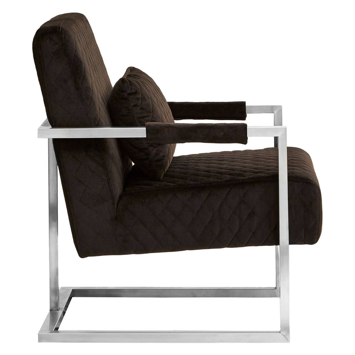 Gatsby Black Fabric Armchair.