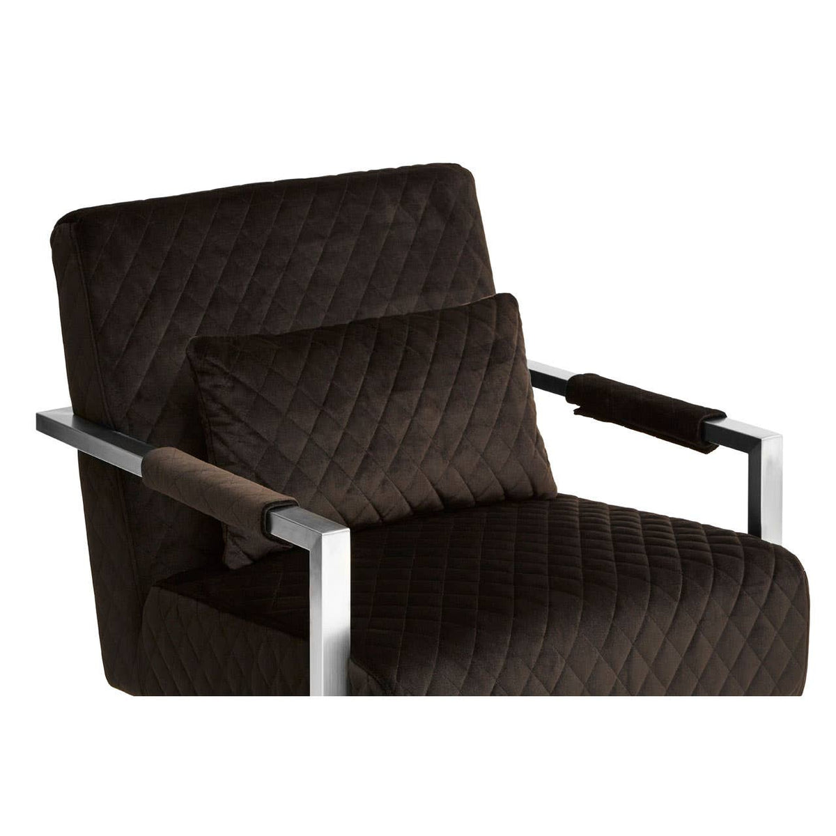 Gatsby Black Fabric Armchair.