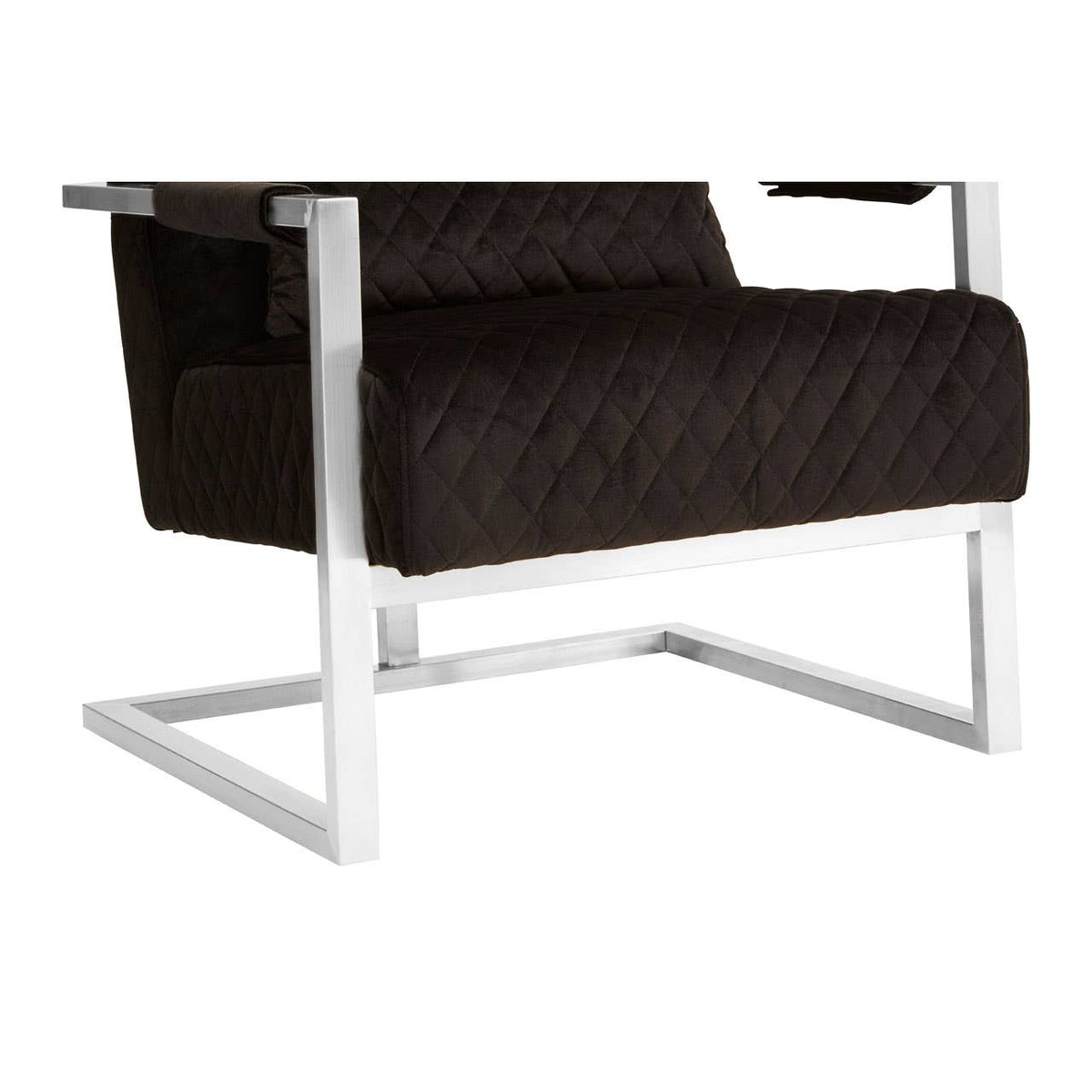 Gatsby Black Fabric Armchair.