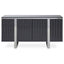 Noosa & Co. Living Genoa Four Door Grey Gloss Finish Sideboard House of Isabella UK