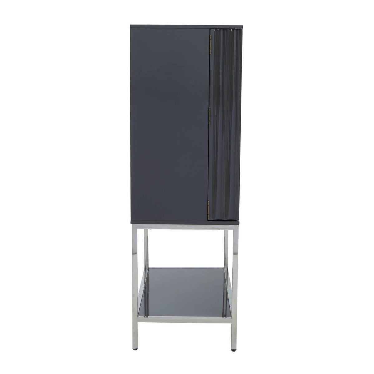 Noosa & Co. Living Genoa Grey Gloss Finish Cabinet House of Isabella UK