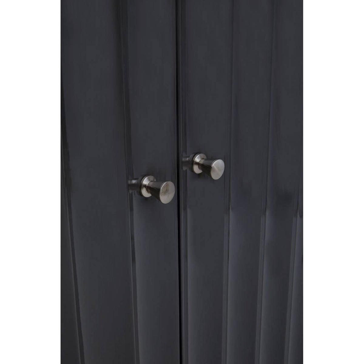 Noosa & Co. Living Genoa Grey Gloss Finish Cabinet House of Isabella UK