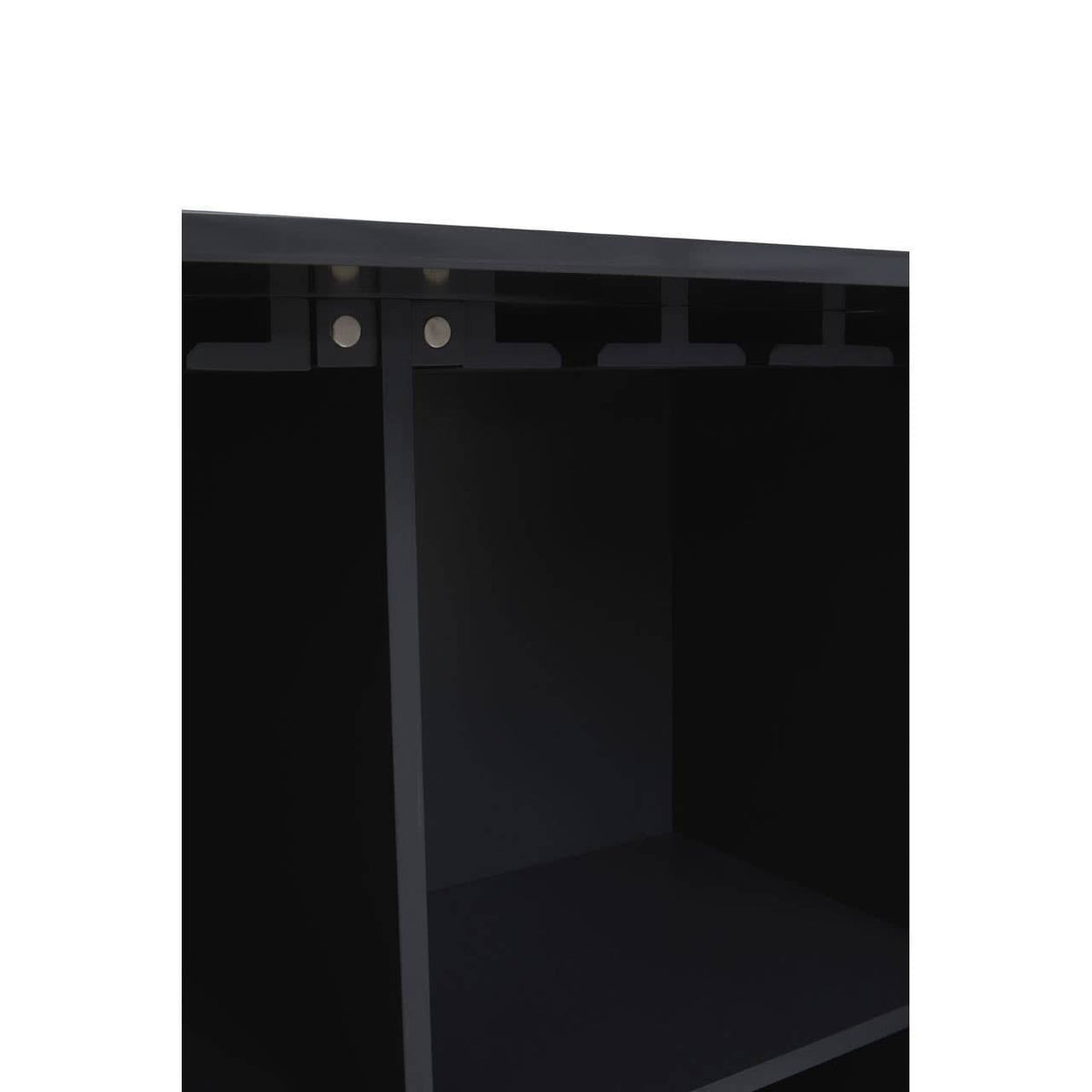 Noosa & Co. Living Genoa Grey Gloss Finish Cabinet House of Isabella UK