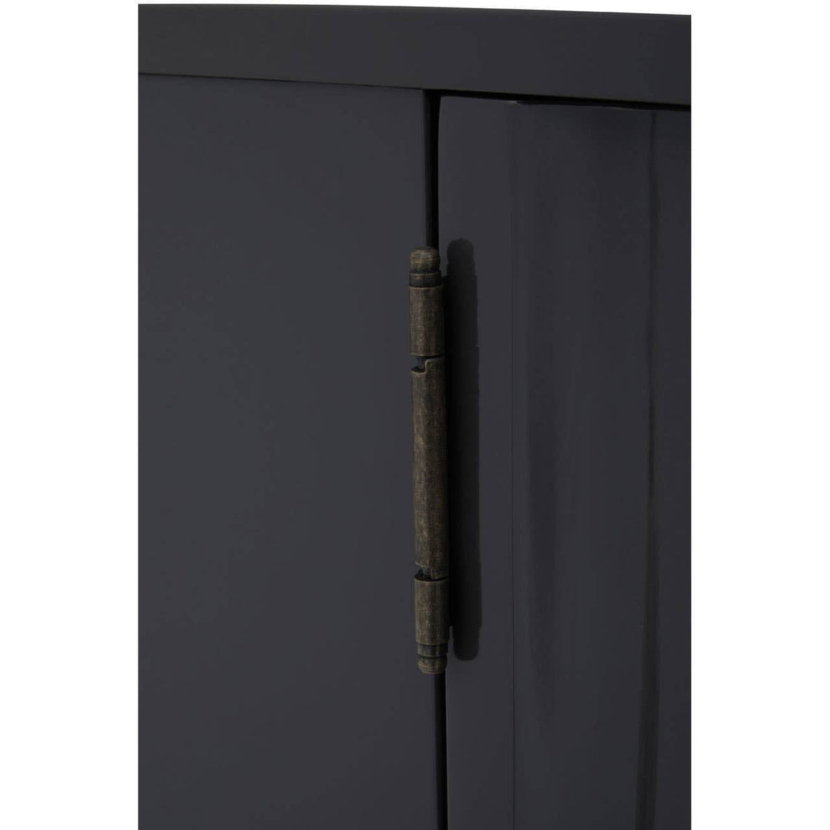 Noosa & Co. Living Genoa Grey Gloss Finish Cabinet House of Isabella UK