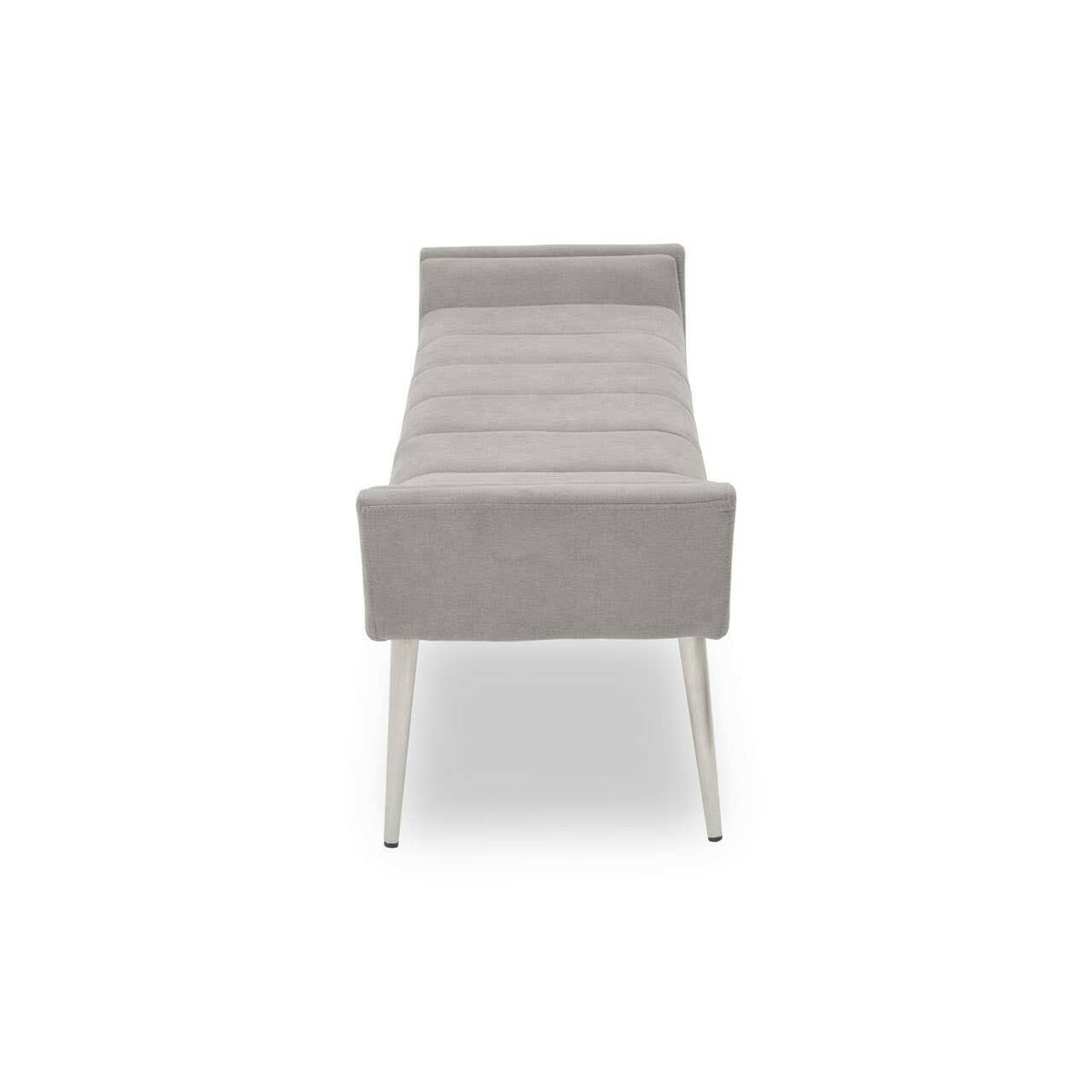 Gilden Grey Bench With Angular Base.