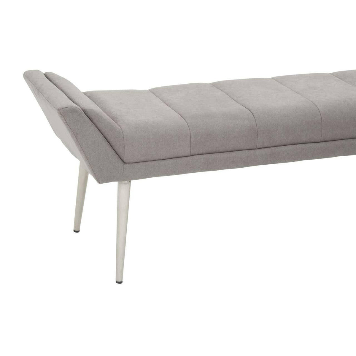 Gilden Grey Bench With Angular Base.