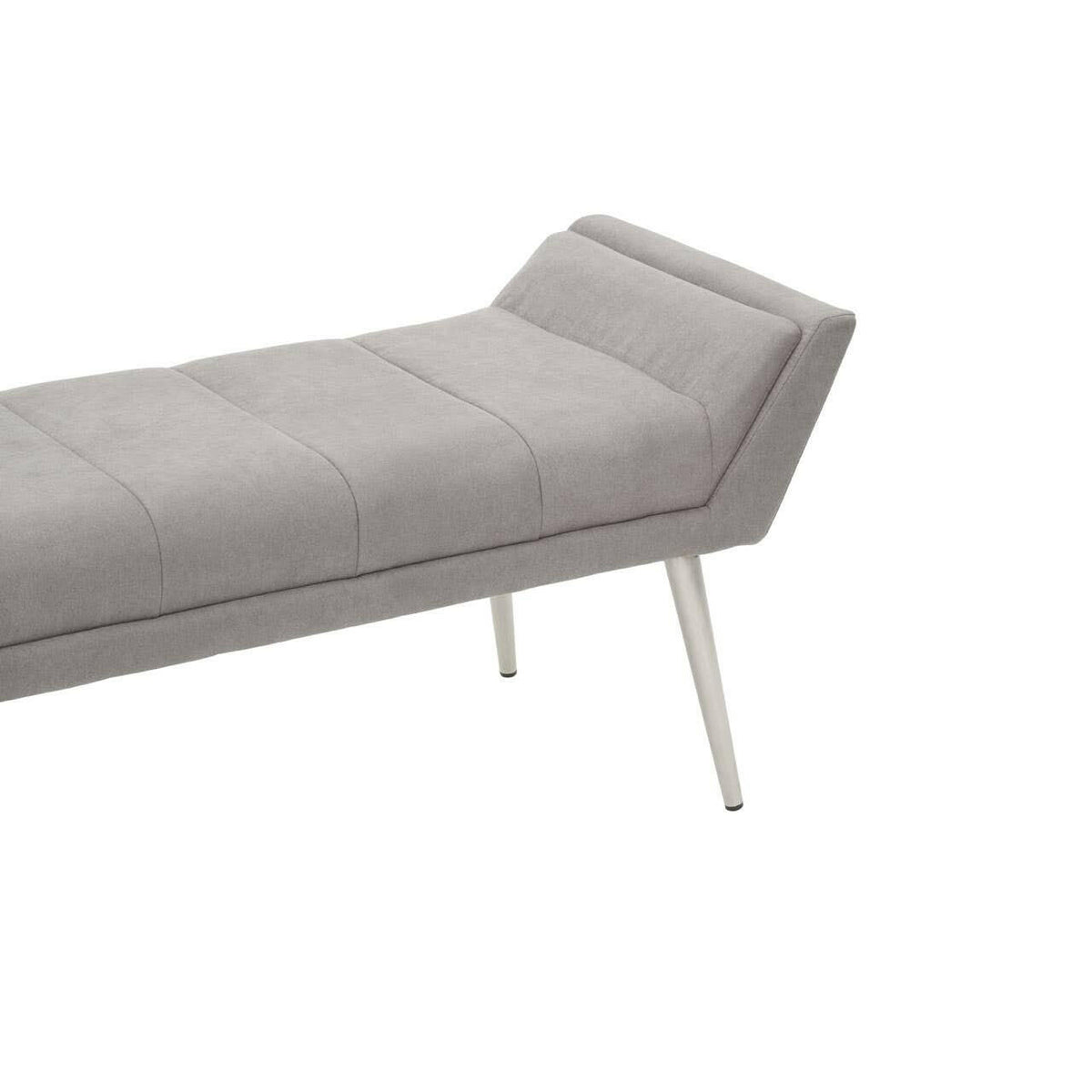 Gilden Grey Bench With Angular Base.