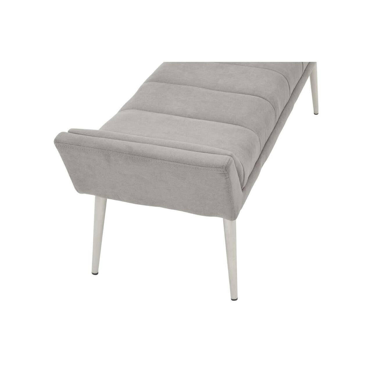 Gilden Grey Bench With Angular Base.