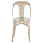 Grange Champagne Finish Metal Chair.