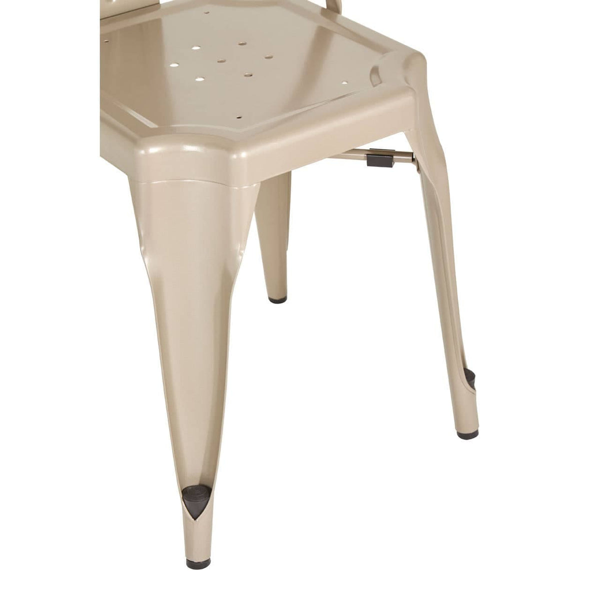 Grange Champagne Finish Metal Chair.