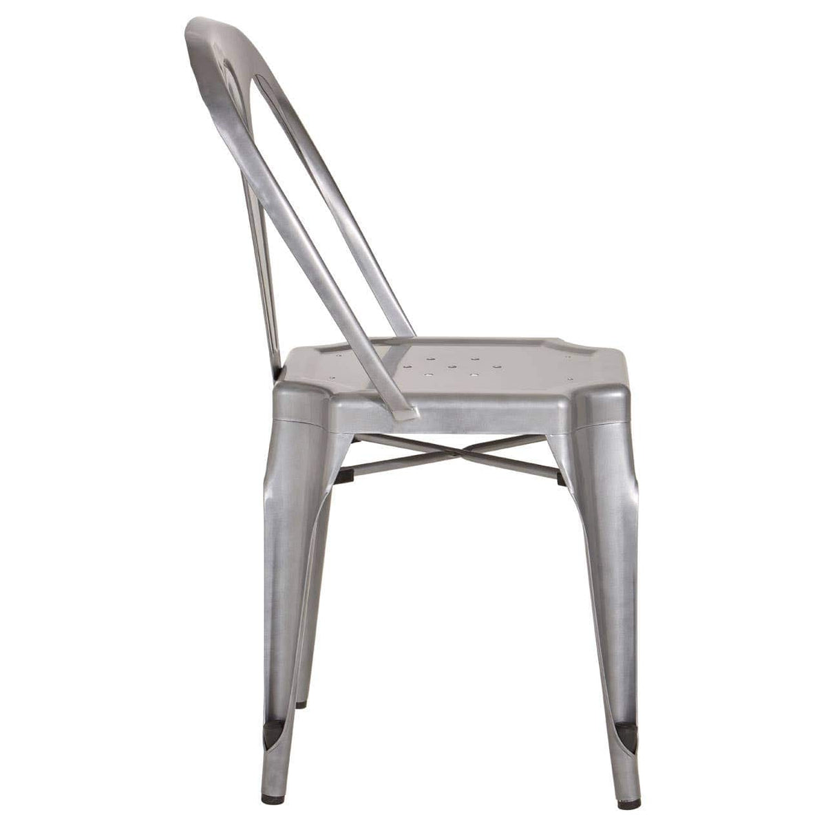 Grange Grey Metal Chair.