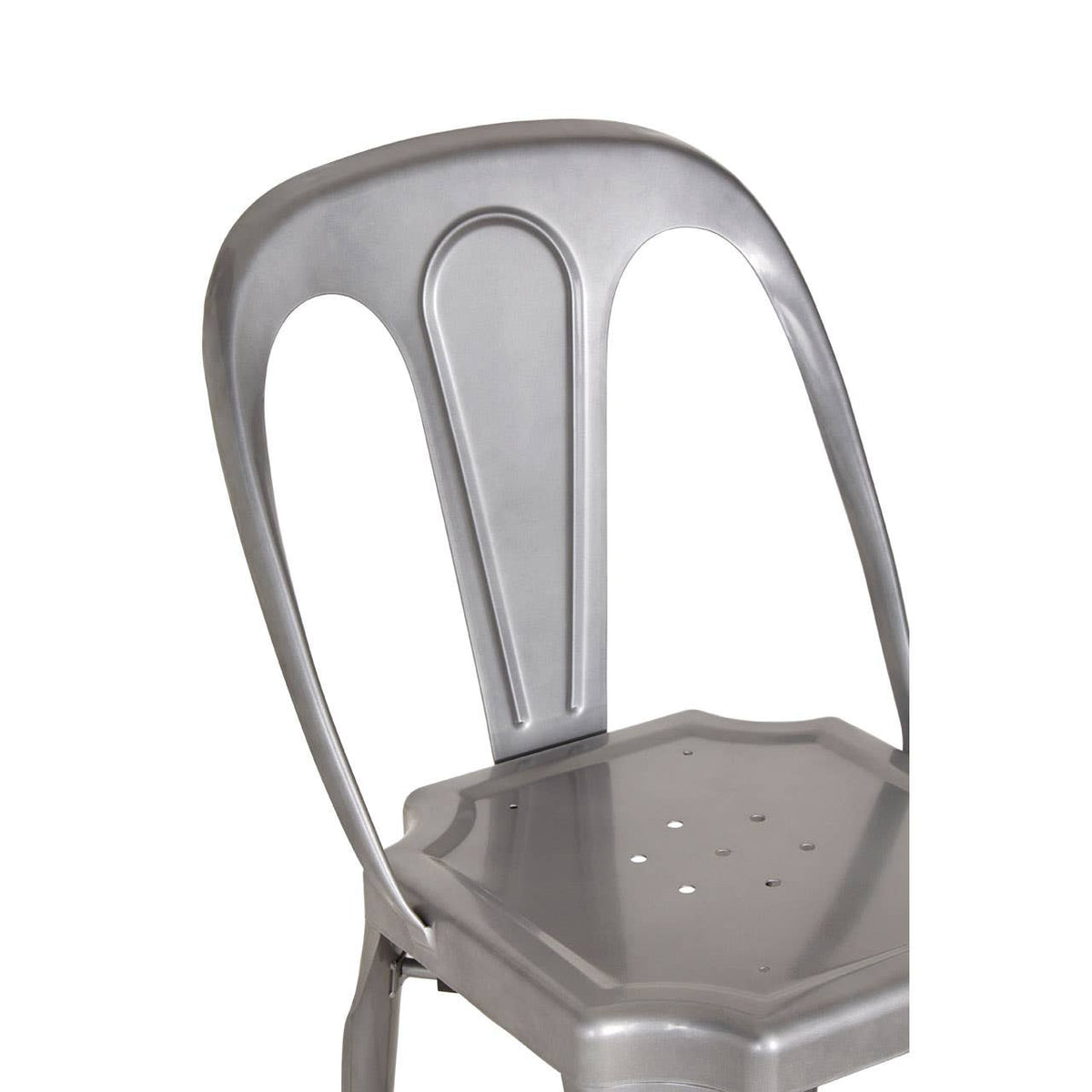 Grange Grey Metal Chair.