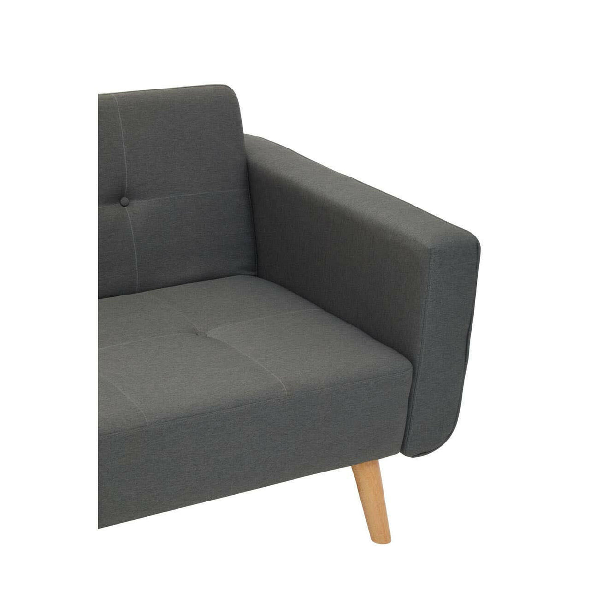 Hagen Grey Large Corner Sofa Bed.