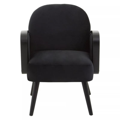 Noosa & Co. Living Hala Black Velvet Armchair House of Isabella UK