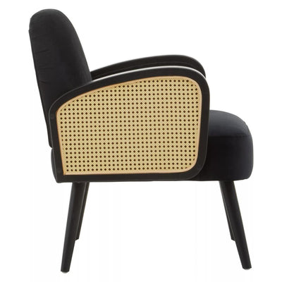 Noosa & Co. Living Hala Black Velvet Armchair House of Isabella UK