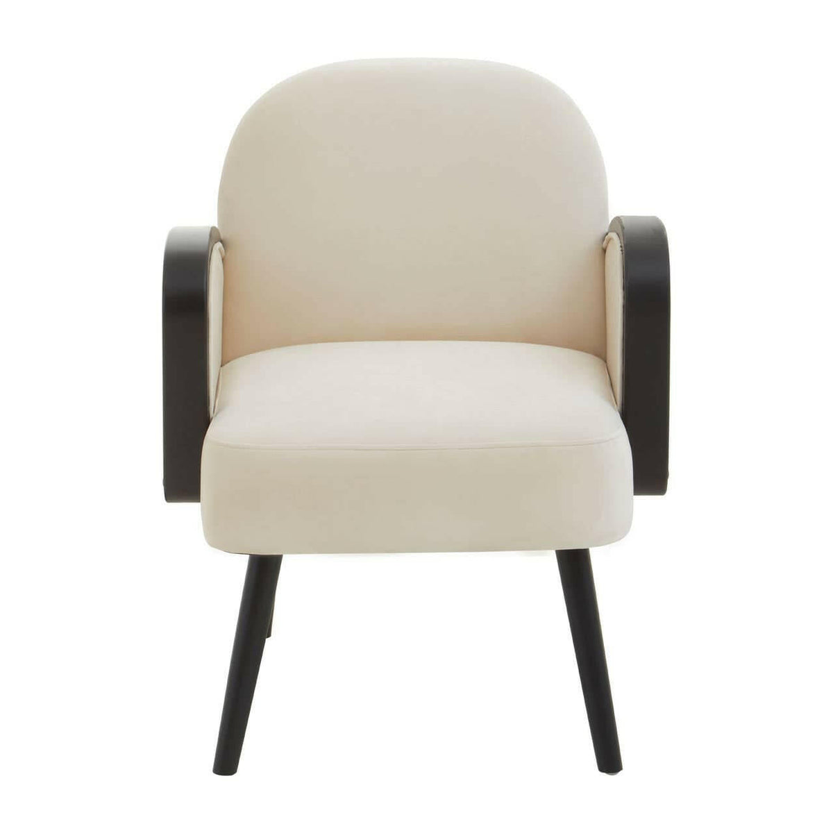 Hala Natural Velvet Armchair.