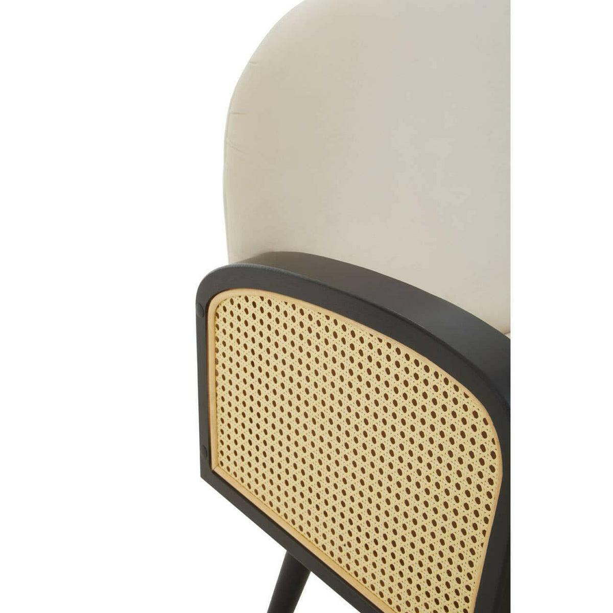 Hala Natural Velvet Armchair.