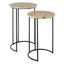 Halle Mother Of Pearl Side Tables.