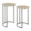Halle Mother Of Pearl Side Tables.