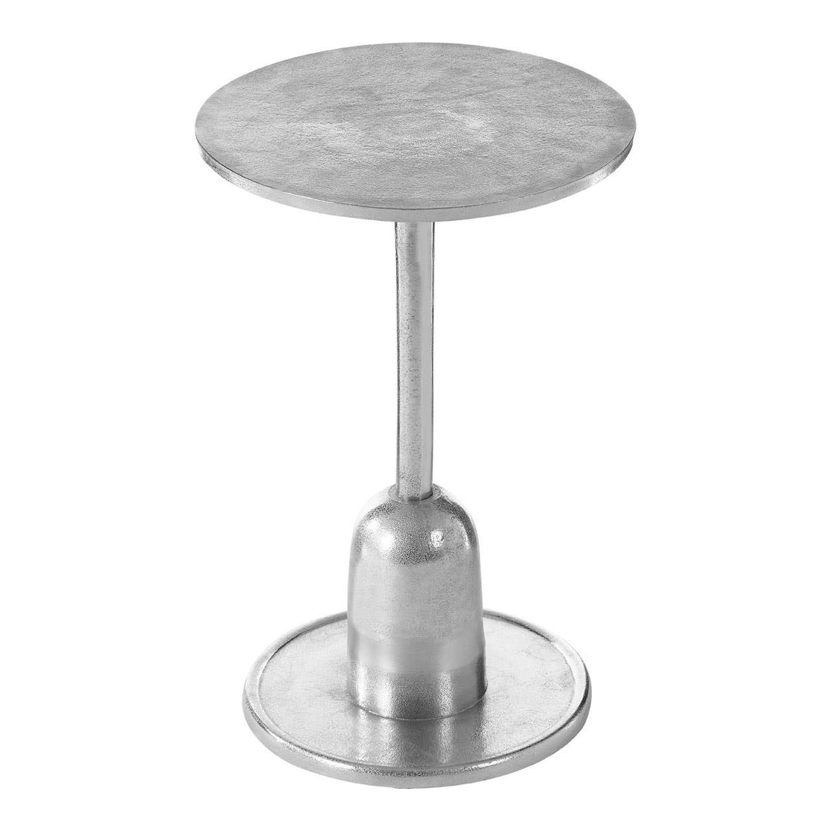 Halle Side Table With Silver Finish.