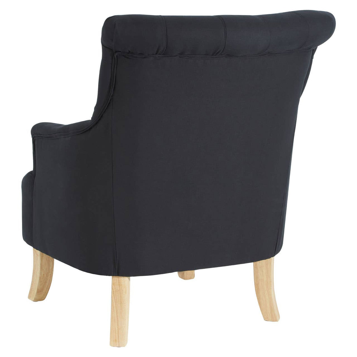 Hampstead Black Cotton Armchair.