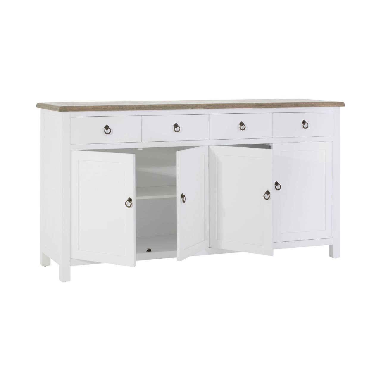 Noosa & Co. Living Hampstead Four Door Sideboard House of Isabella UK