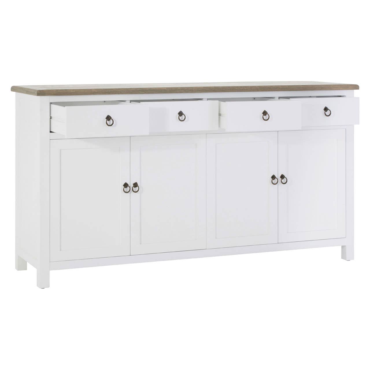 Noosa & Co. Living Hampstead Four Door Sideboard House of Isabella UK