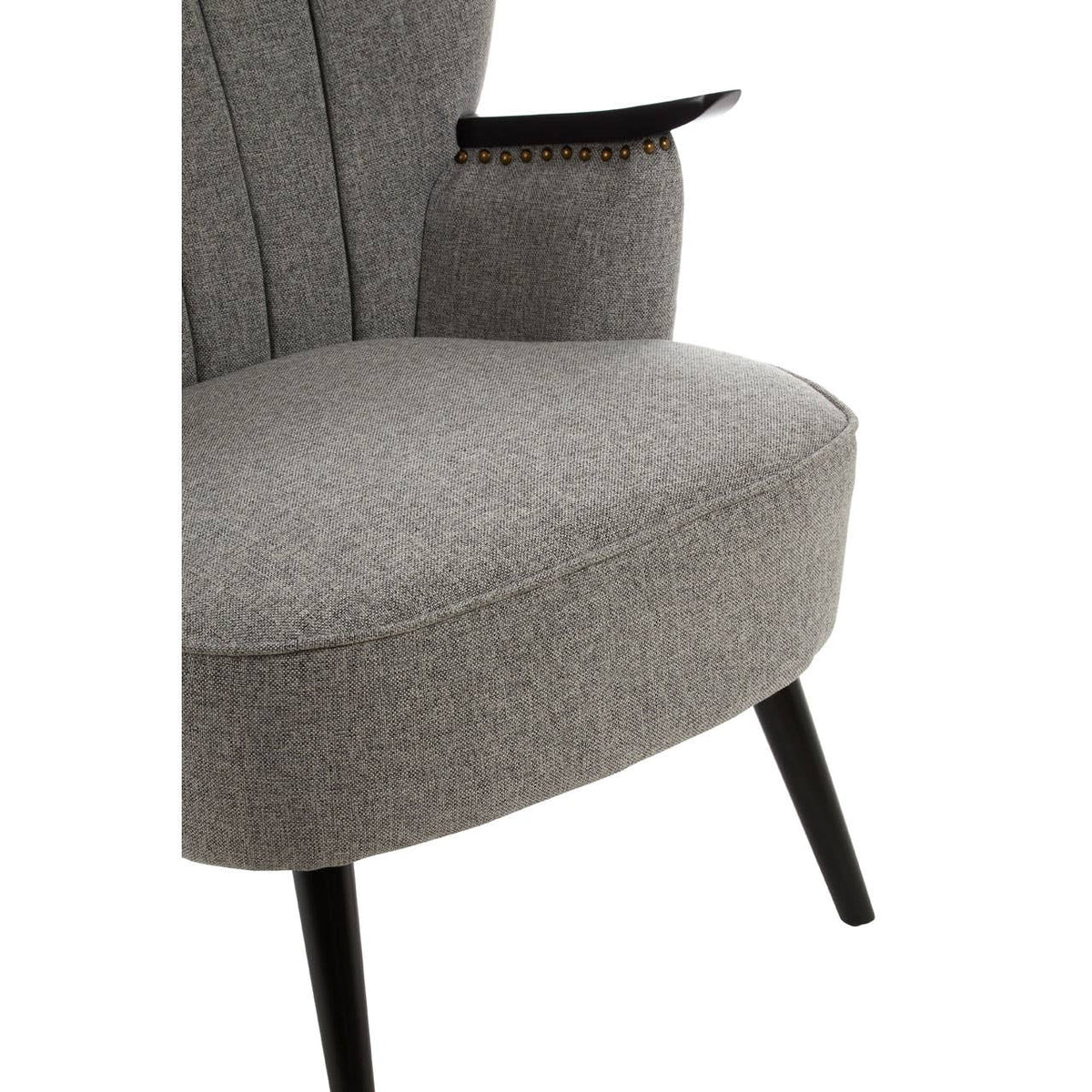 Hampstead Grey Fabric Armchair.