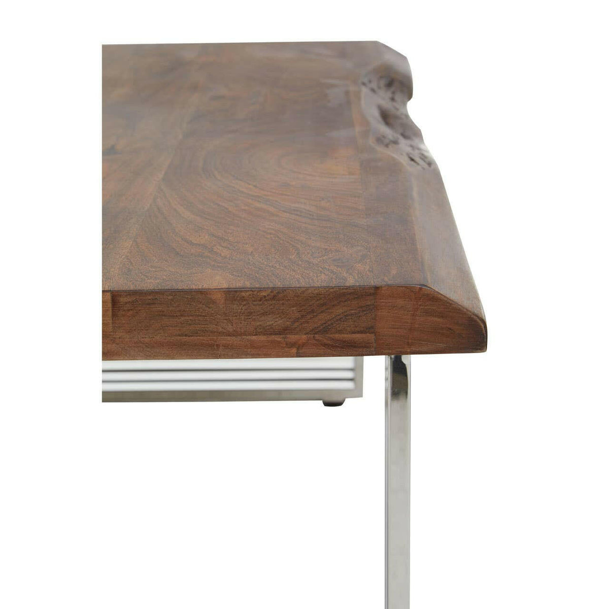 Hampstead Natural And Silver Coffee Table.