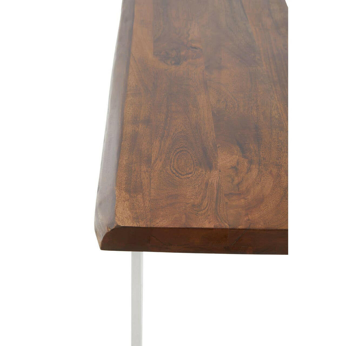 Hampstead Natural And Silver Console Table.