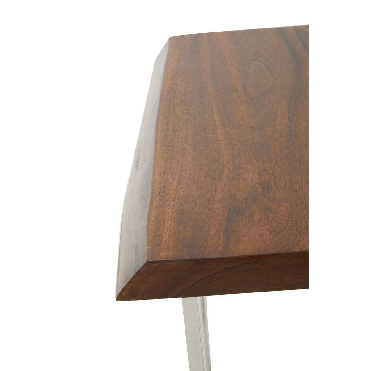 Hampstead Natural And Silver Small Console Table.